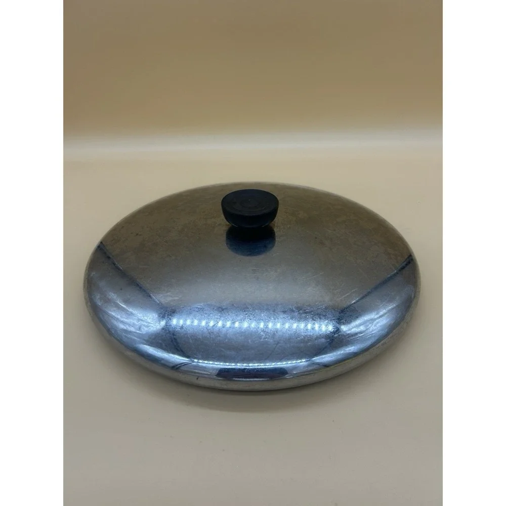Vintage Revere Ware Stainless Steel Lid ONLY 9-13/16